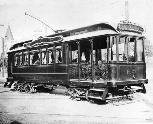 Early L.A.-Pasadena parlor car