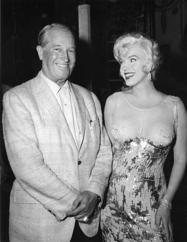 Maurice Chevalier meets Marilyn Monroe