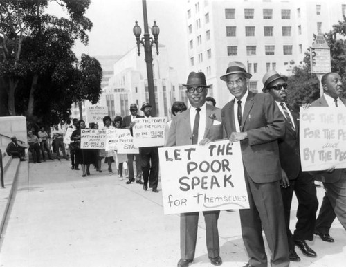 Anti-Poverty funds board protest