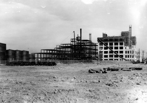 Construction of marine terminal, view 3