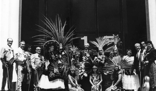 Cinco de Mayo performers at County Dept. of Health Services