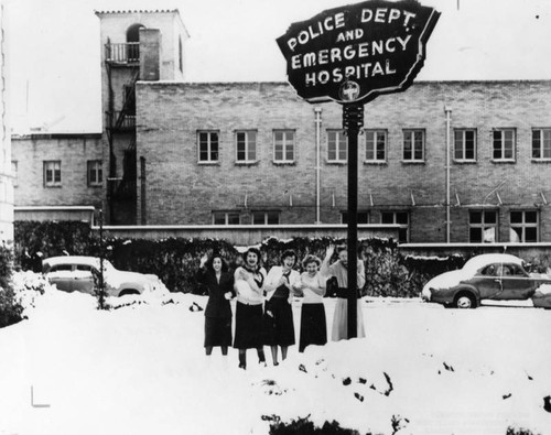 Police Dept. and Emergency Hospital, Pasadena