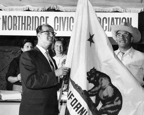 Banner given stampede officials