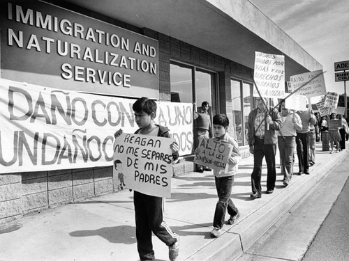 Mistaken deportation demonstration