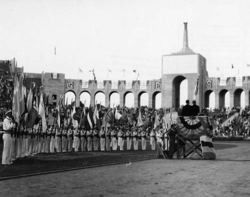 Closing ceremonies, 1932 Olympic Games