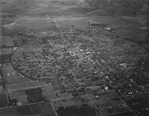 Aerial view of Corona