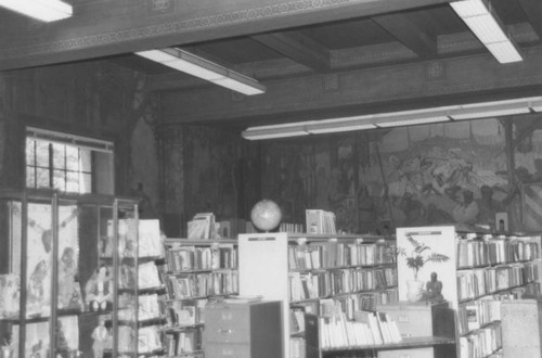 Bookshelves in Children's Department