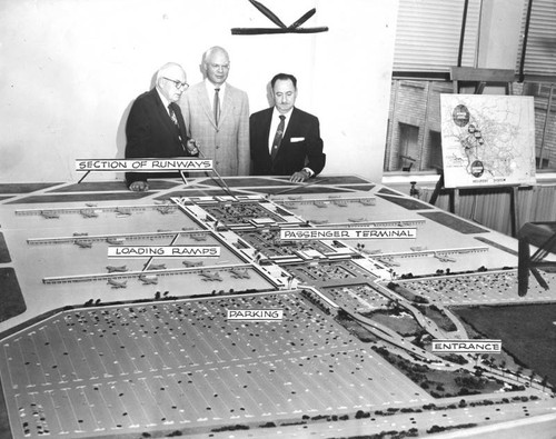 Model of proposed L.A. International Airport