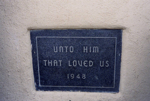 Community Presbyterian Church of Bellflower, corner stone