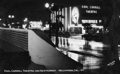 Night view, Earl Carroll Theatre