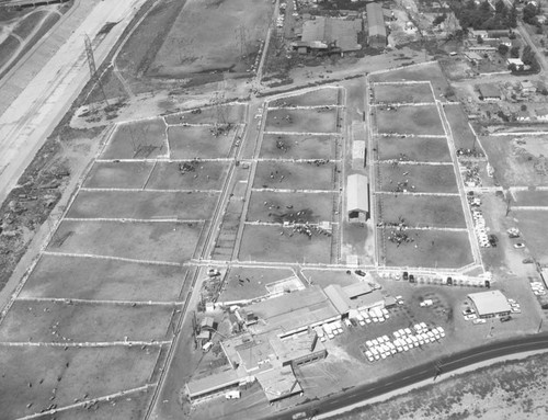 Rockview Milk Farms, Stewart and Gray Road, looking north