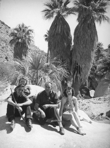 Group in Palm Canyon