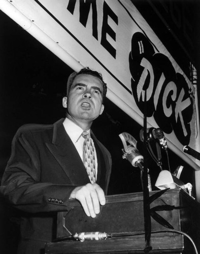 Candidate Richard Nixon