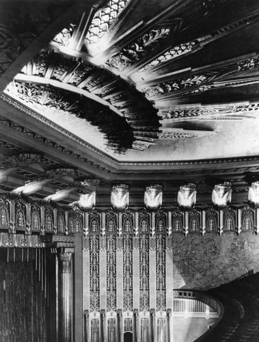 Wiltern Theater ceiling