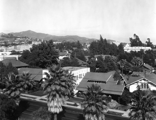 Southwest from near Franklin and Cahuenga