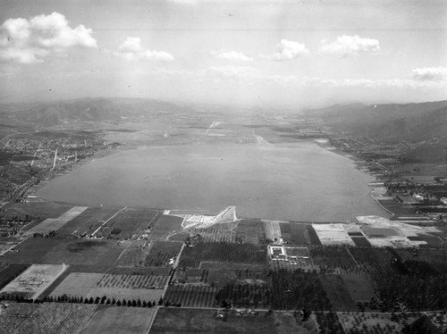 Lake Elsinore, Riverside County, looking southeast — Calisphere