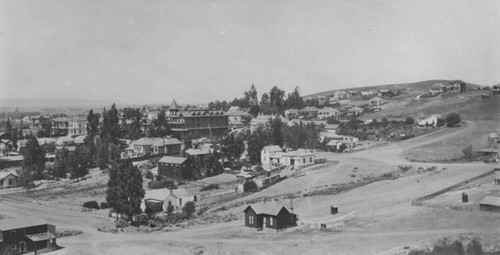 Los Angeles, looking southwest towards 6th