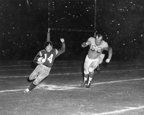 Eddie LeBaron makes first down