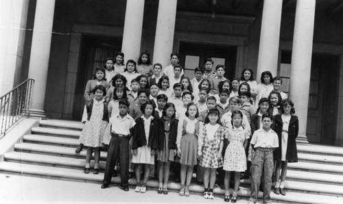 Students at Castelar School