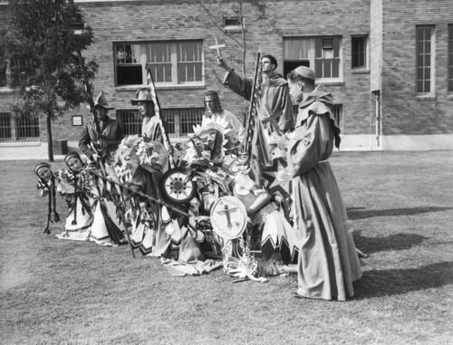 L. A. High School students in costume