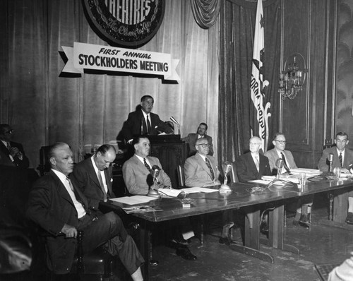 Stockholders Meeting at Fox Studio