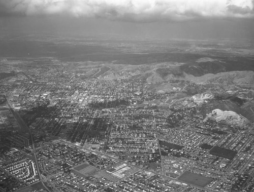 City of Whittier, looking north