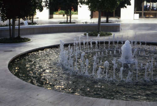 Office complex fountain