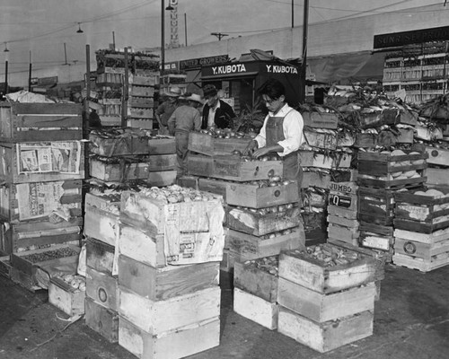 Produce market in Little Tokyo