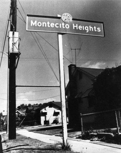 Montecito Heights sign