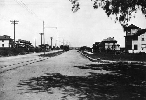 Hollywood Blvd. looking east from Gower