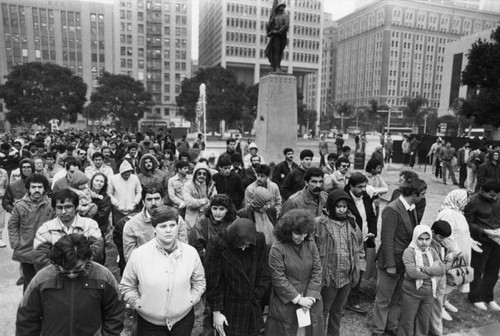 Iranian demonstration in Downtown L.A