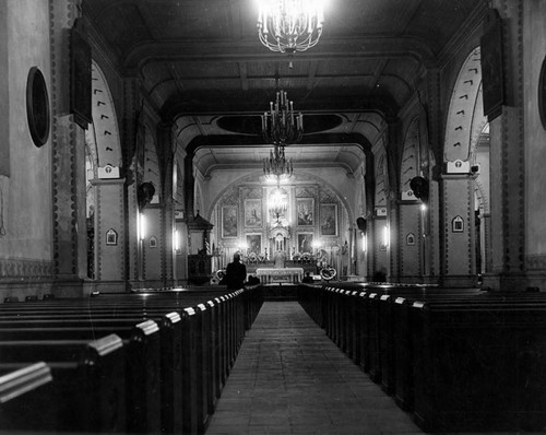 Plaza Church, looking towards the altar