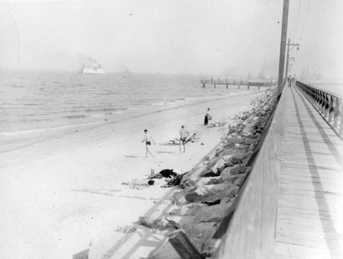 Breakwater and Cabrillo Beach