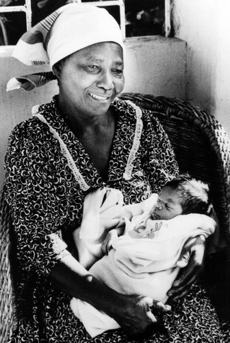 Chanya Blumenkrantz's mother and daughter in Kenya