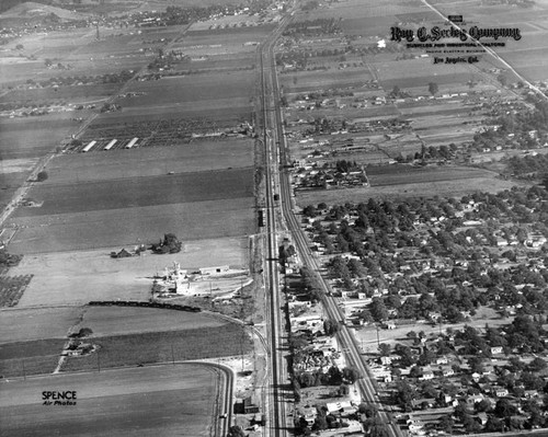 El Monte, aerial view