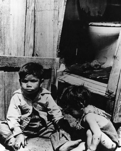 Children living in rundown housing