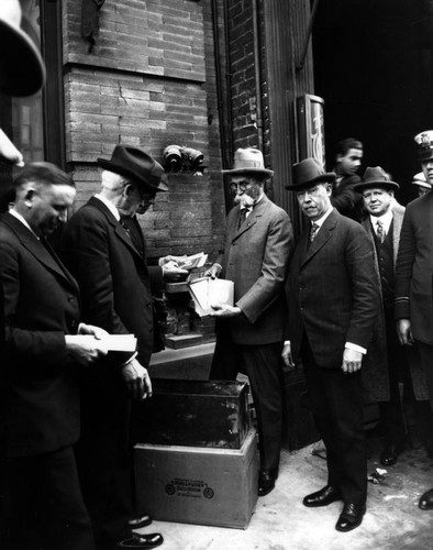 Transfer of L.A. Chamber of Commerce cornerstone