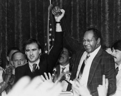 Gov. Brown and Mayor Tom Bradley