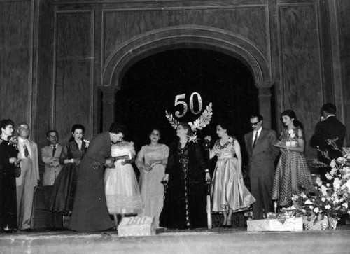 Azniv Antrnik's 50th jubilee on stage