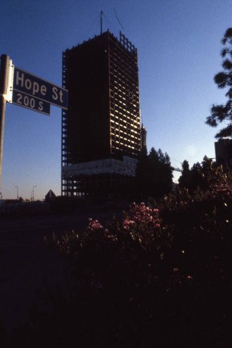 Crocker Tower construction