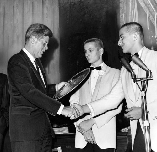 President honored at Burbank prom