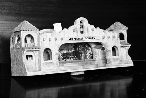 Los Angeles Chamber of Commerce exhibit model