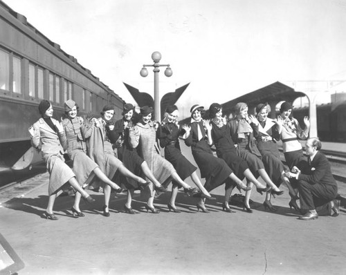 Carroll's chorus line beauties