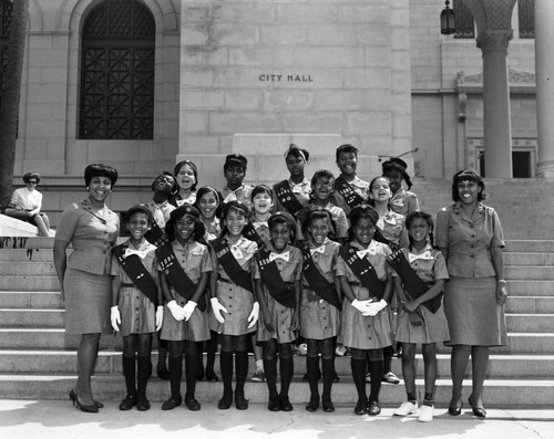 Girl Scout Troop 1091 visits Los Angeles City Hall