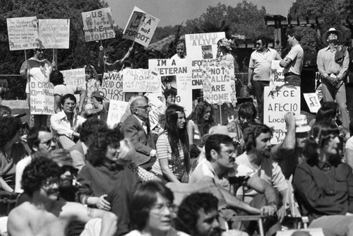 Vietnam MIA demonstration