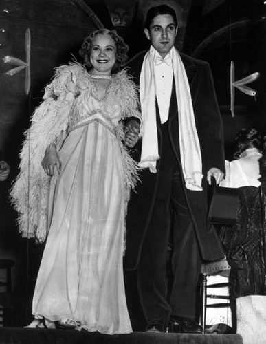 Sonja Henie and Tyrone Power Jr