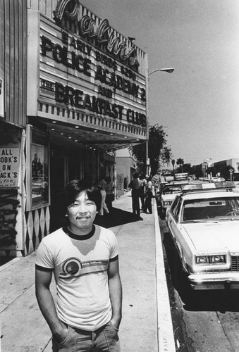 Outside Palms Theatre