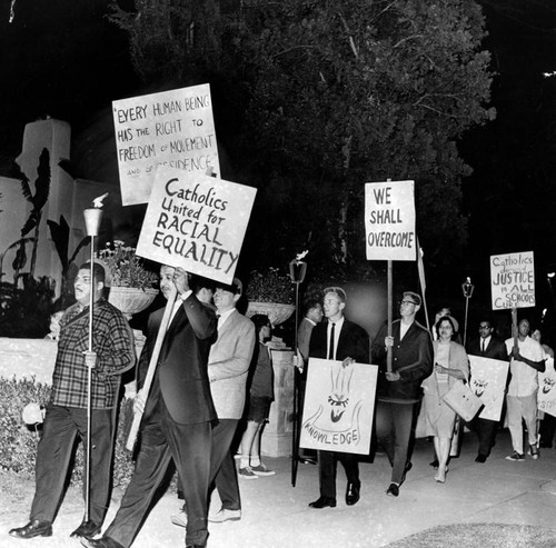 Catholics stage demonstration