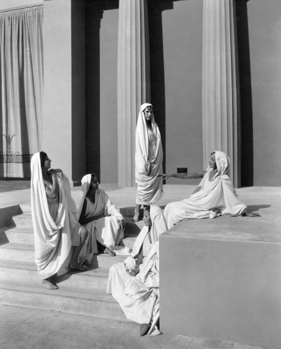 Norma Gould dancers at the Greek