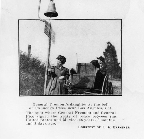 Woman at an El Camino Real Bell